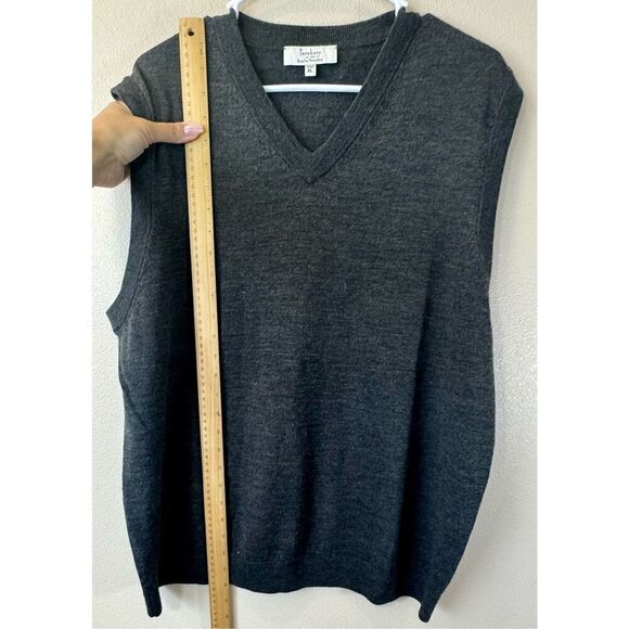 Turnbury's 100% Extra Fine Merino Wool Men’s Sweater V-Neck Vest XL - Picture 5 of 8